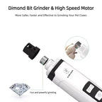 Elektrikli Kedi Köpek Tırnak Makası Şarj Edilebilir USB LED Sessiz Evcil Hayvan Bakım